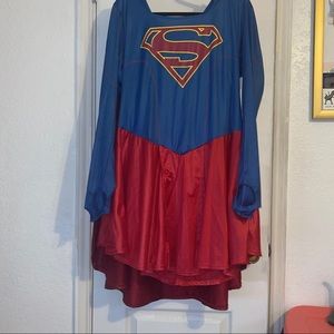 Super girl one size women’s costume